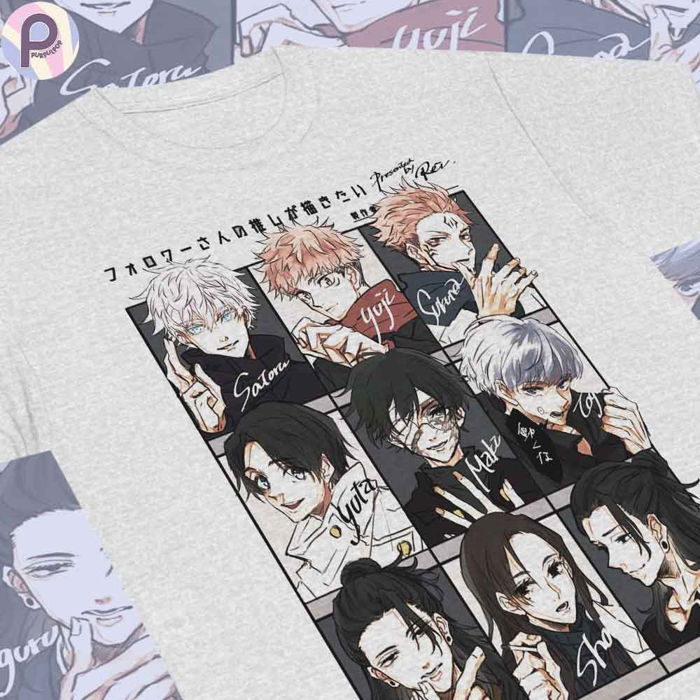 Jujutsu Kaisen Art Anime Manga Shirt