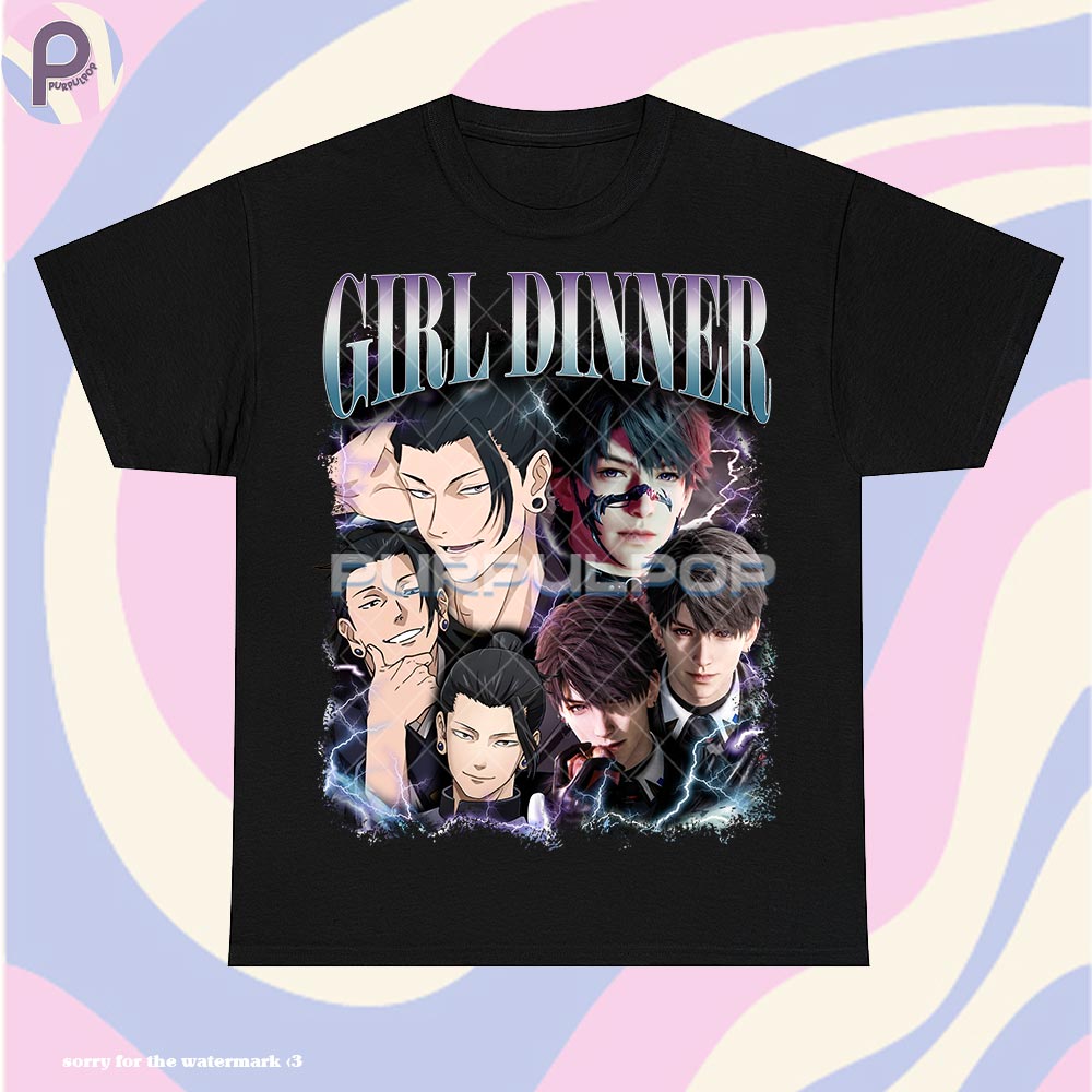 Geto and Caleb Girl Dinner Love and Deepspace JJK Shirt
