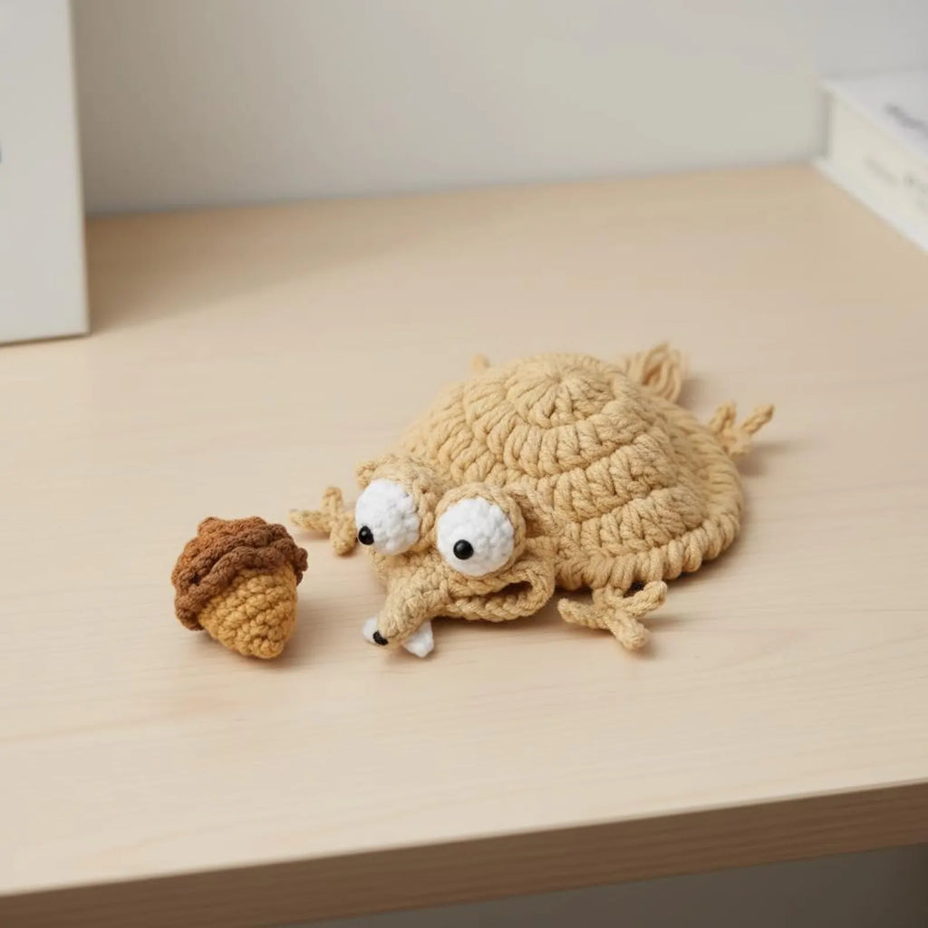 Crochet Lizard Coaster